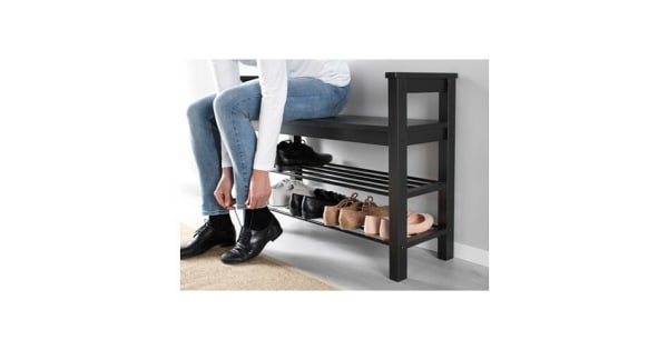 Ikea shoe rack bench store